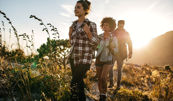 Scenic hiking trails