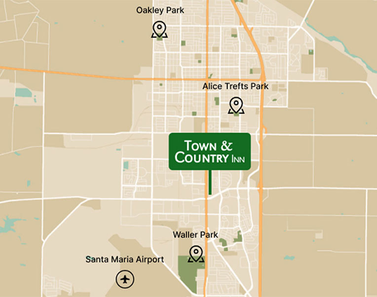 Town and Country Inn - 2250 S Broadway, Santa Maria, California - 93454, USA